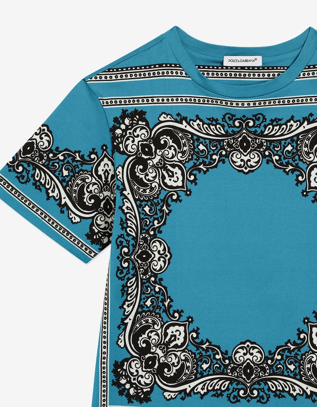 Boys Bandana Print T-Shirt in Blue