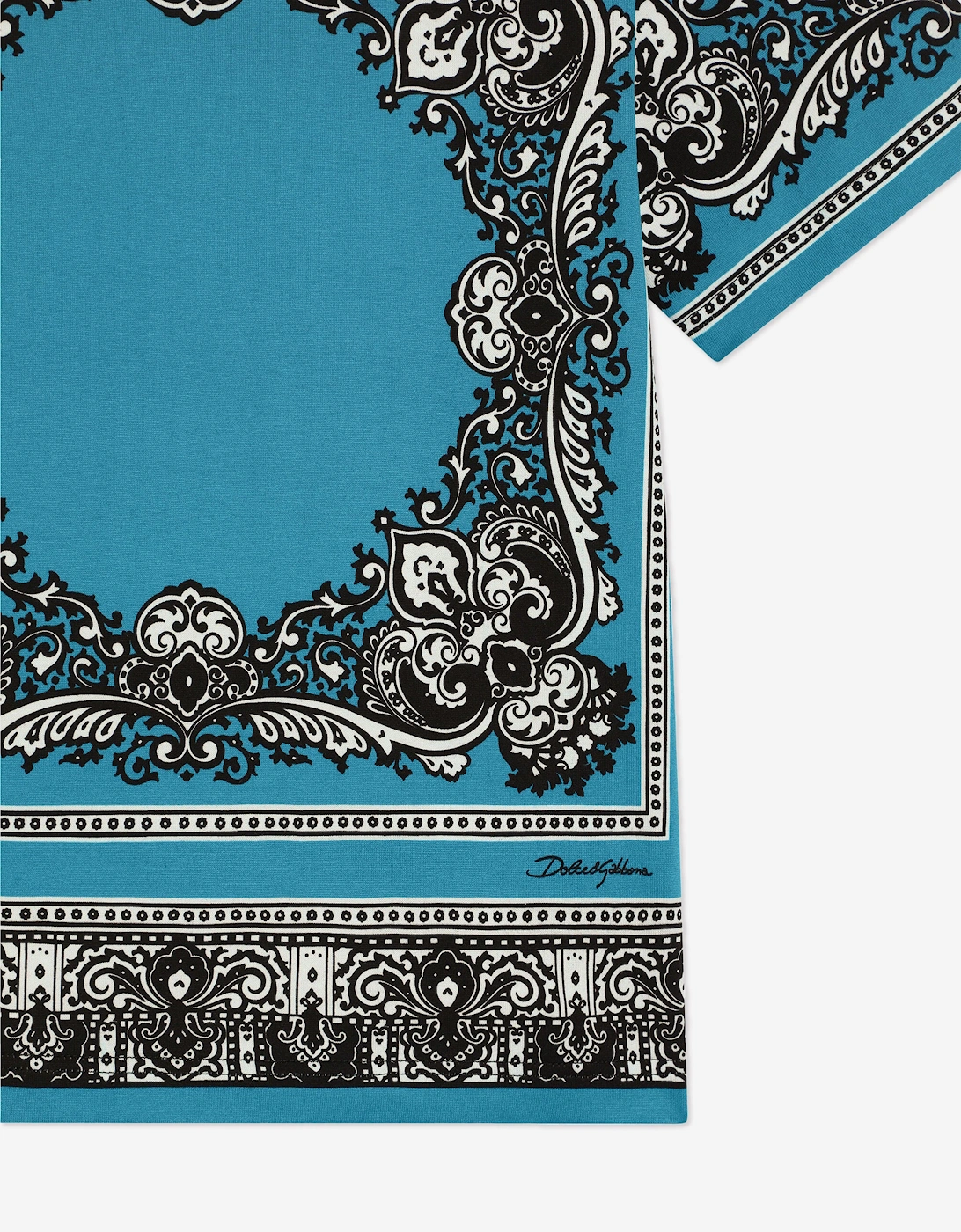 Boys Bandana Print T-Shirt in Blue