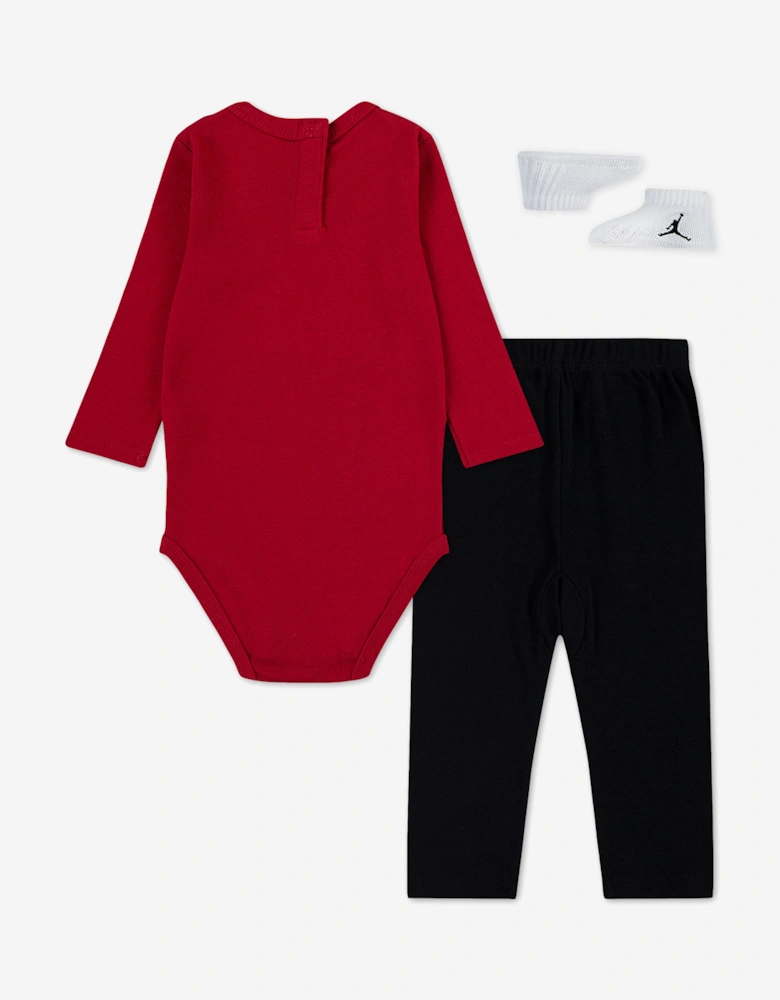 Baby Essential Bodysuit Set in Red