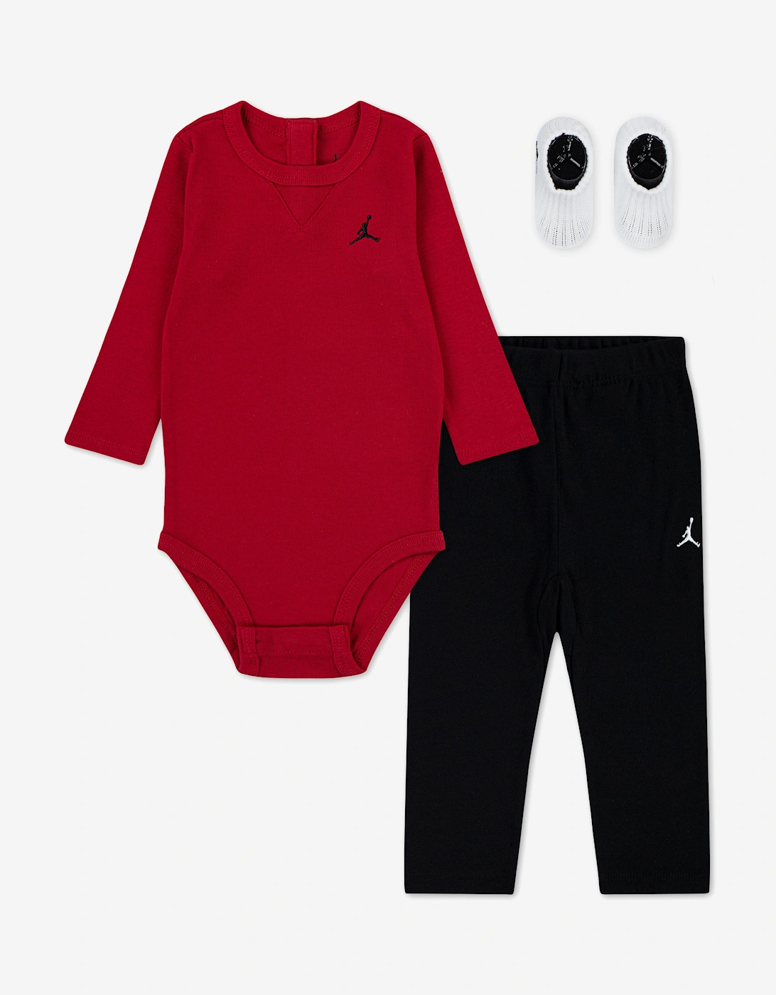 Baby Essential Bodysuit Set in Red, 4 of 3