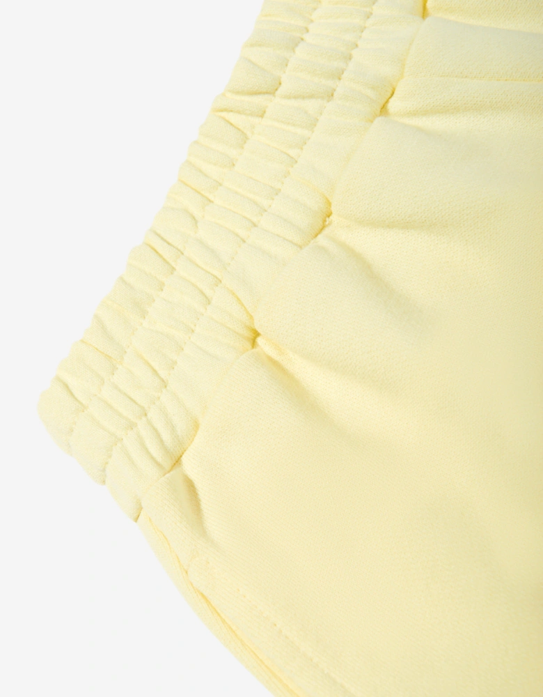 Girls Logo Shorts in Yellow