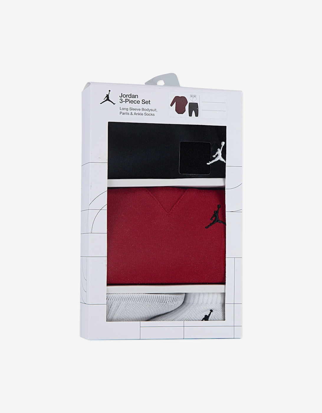 Baby Essential Bodysuit Set in Red