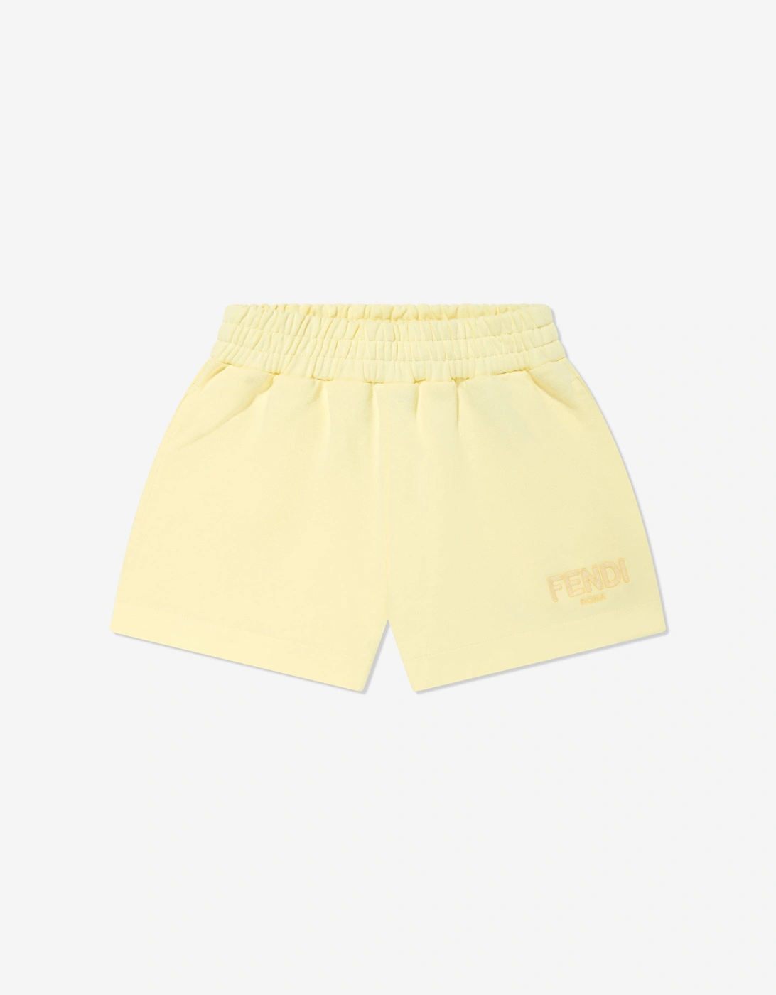 Girls Logo Shorts in Yellow, 5 of 4