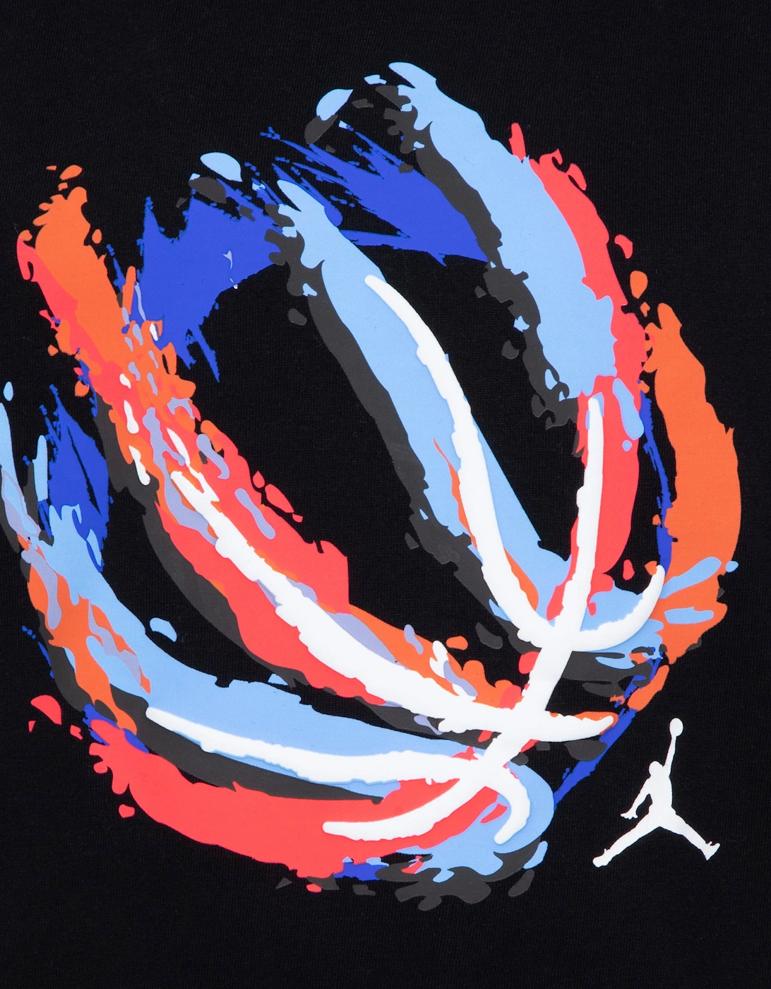 Boys Basketball Fire Short Set in Black