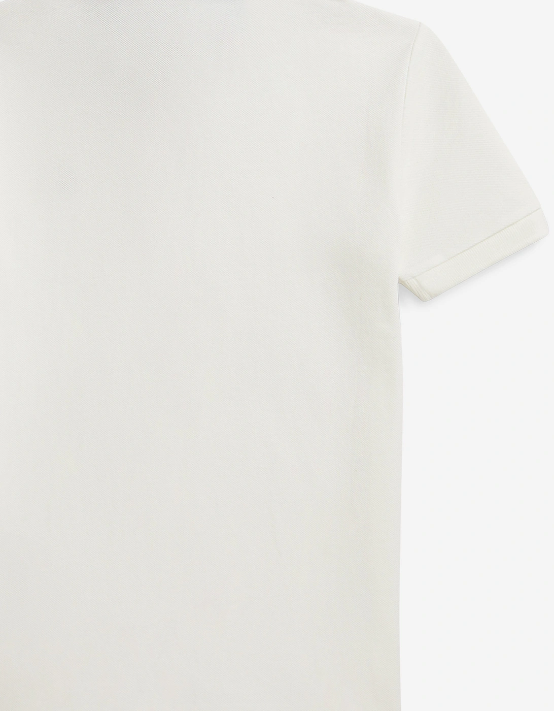Boys Logo Polo Shirt in Ivory