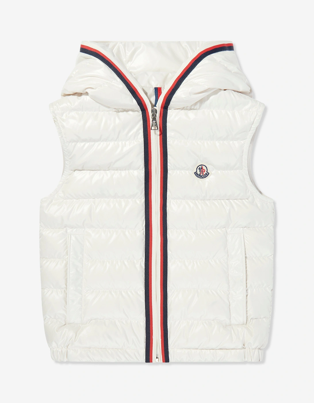 Boys Down Padded Dorcas Gilet in ivory, 5 of 4