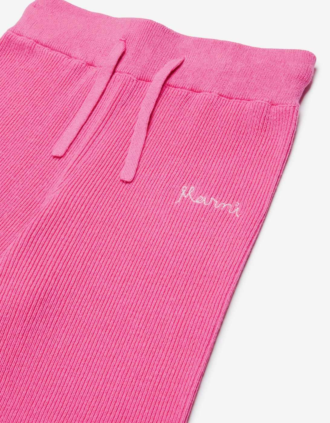 Girls Knitted Trousers in Pink