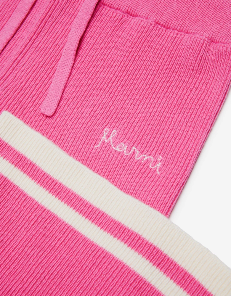 Girls Knitted Trousers in Pink