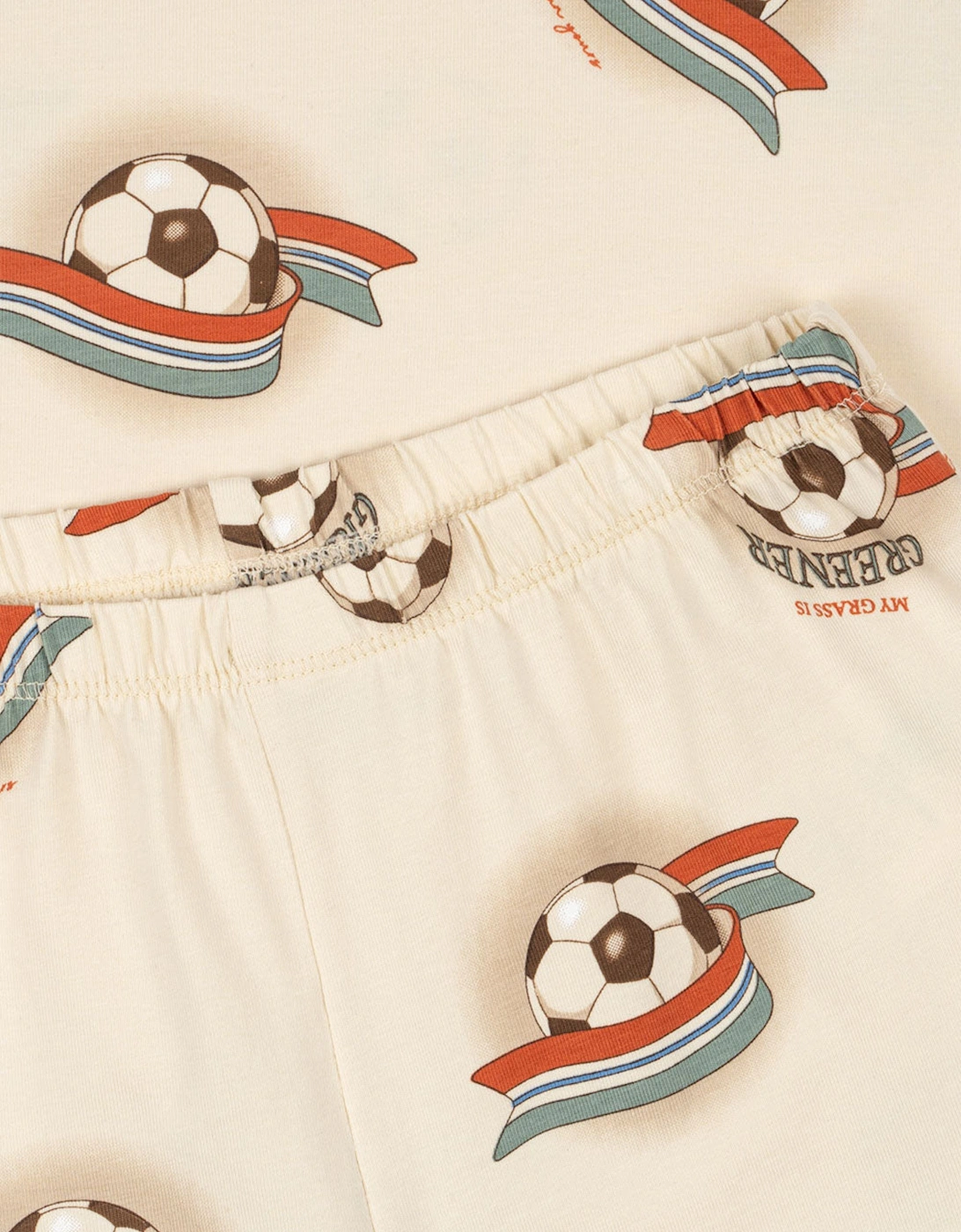 Boys Kick It Short Set in Ivory