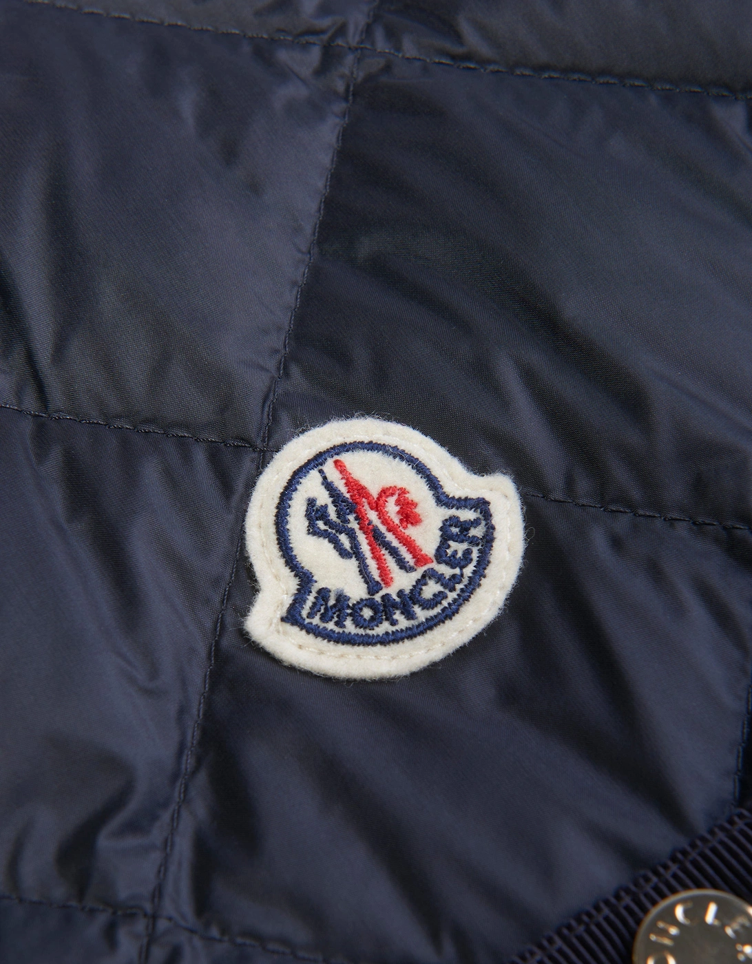 Enfant Girls Down Padded Garonna Gilet in Navy