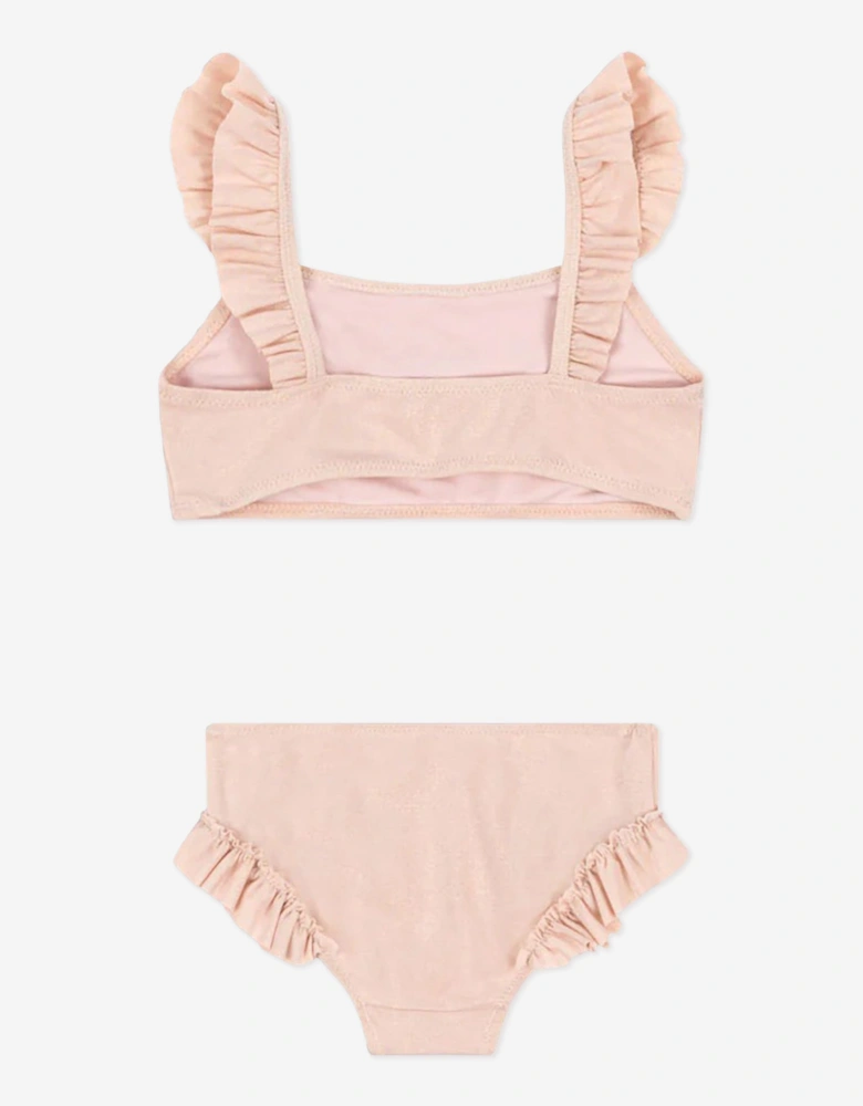 Girls Jade Cherry Bikini in Pink