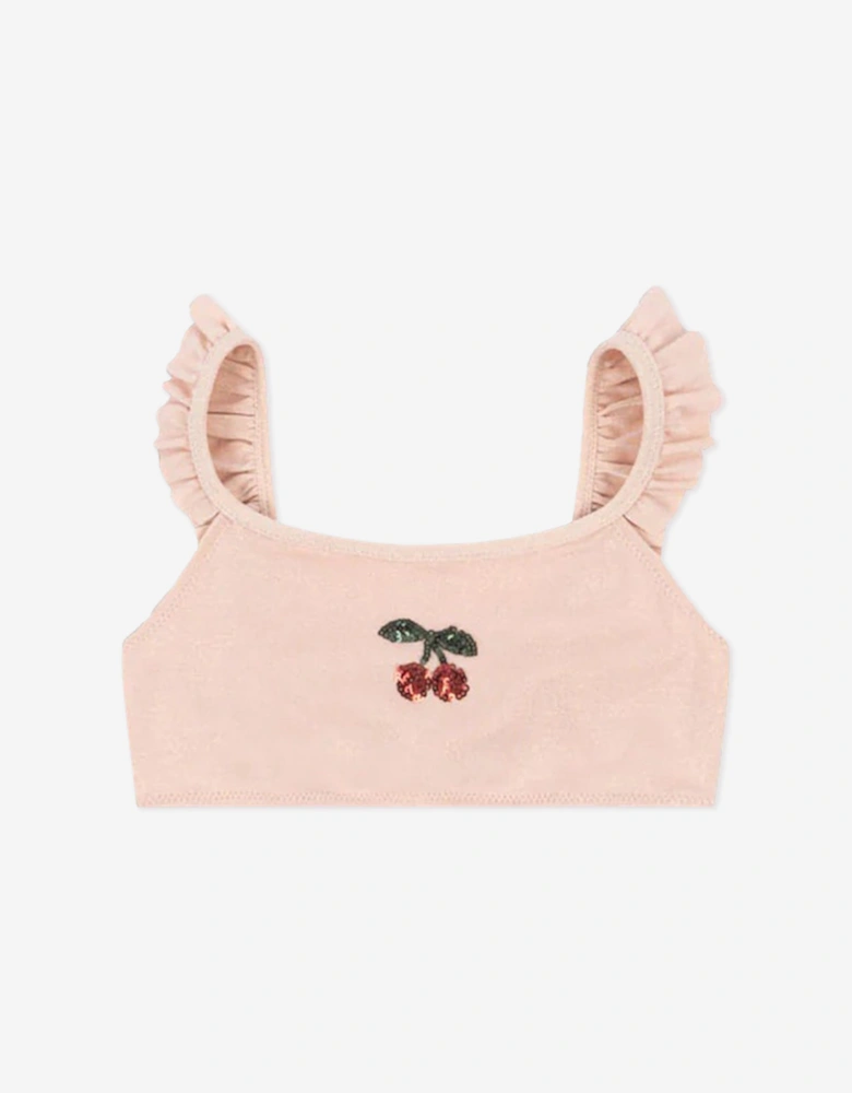 Girls Jade Cherry Bikini in Pink