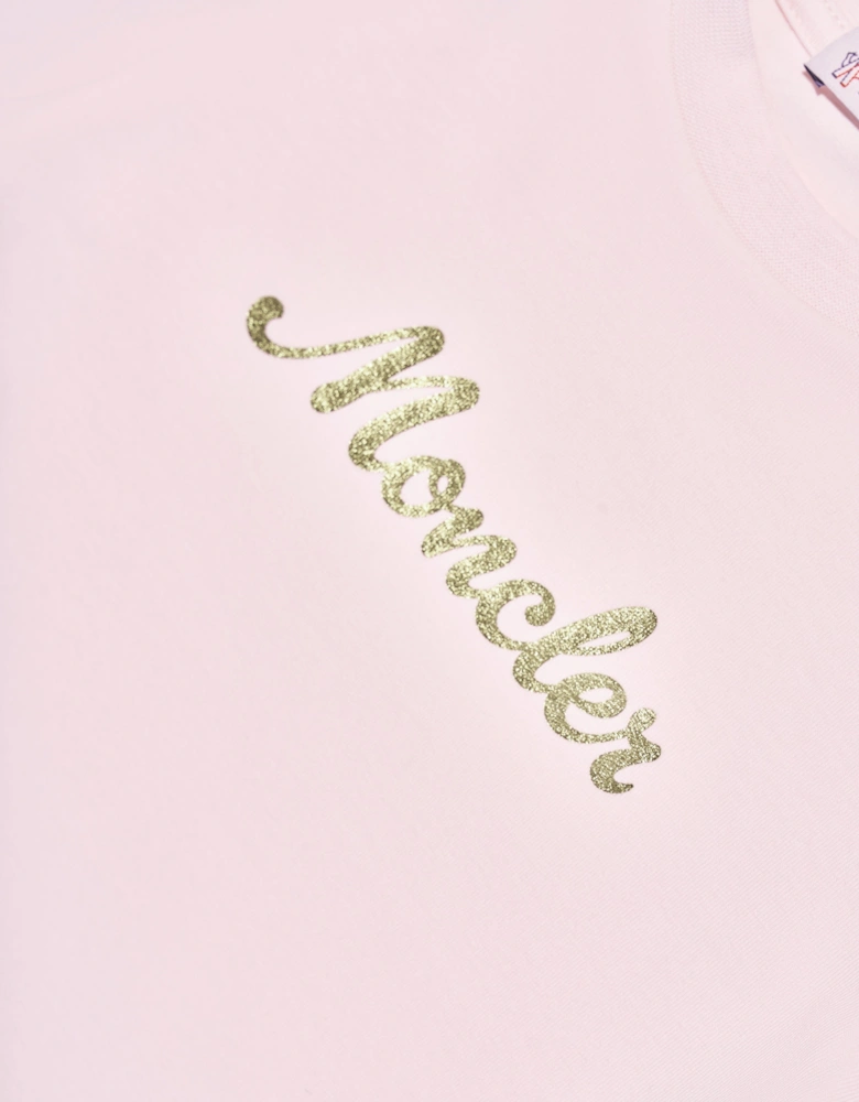 Enfant Baby Girls Logo T-Shirt in Pink