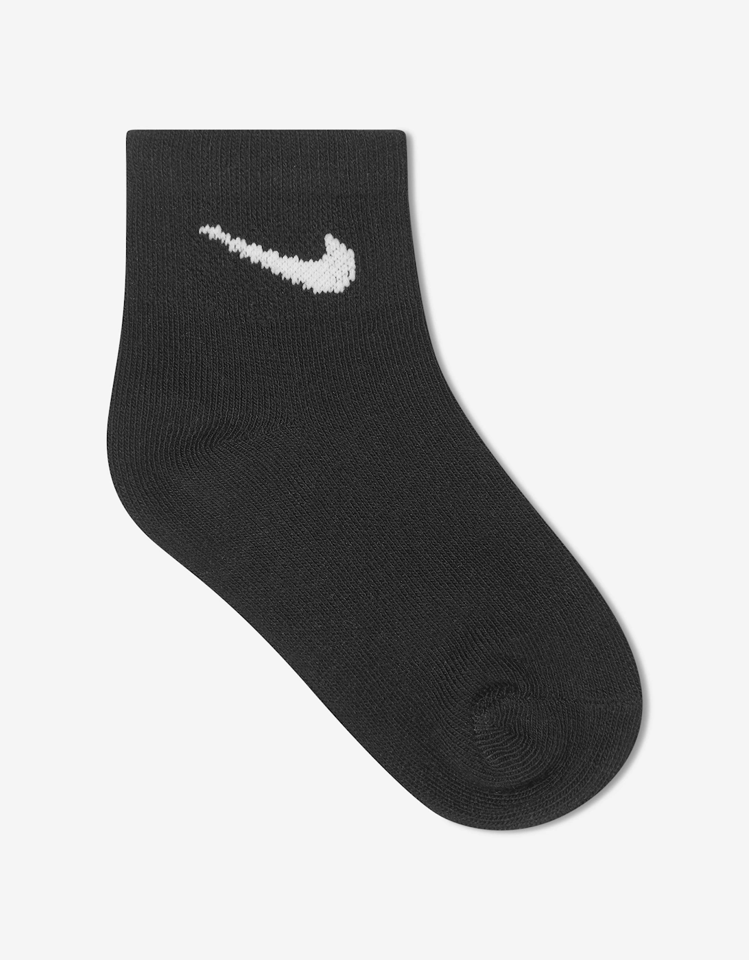 Kids 6 Pack Socks Set in Black