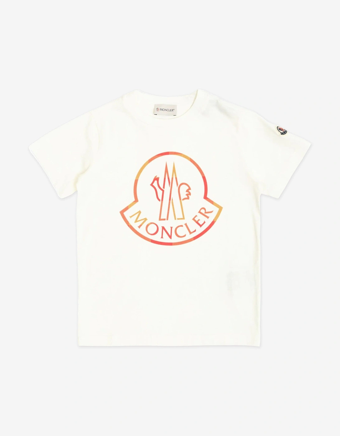 Enfant Boys Logo T-Shirt in White, 5 of 4