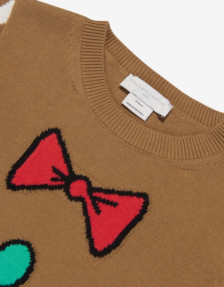 Boys Knitted Jumper in Brown