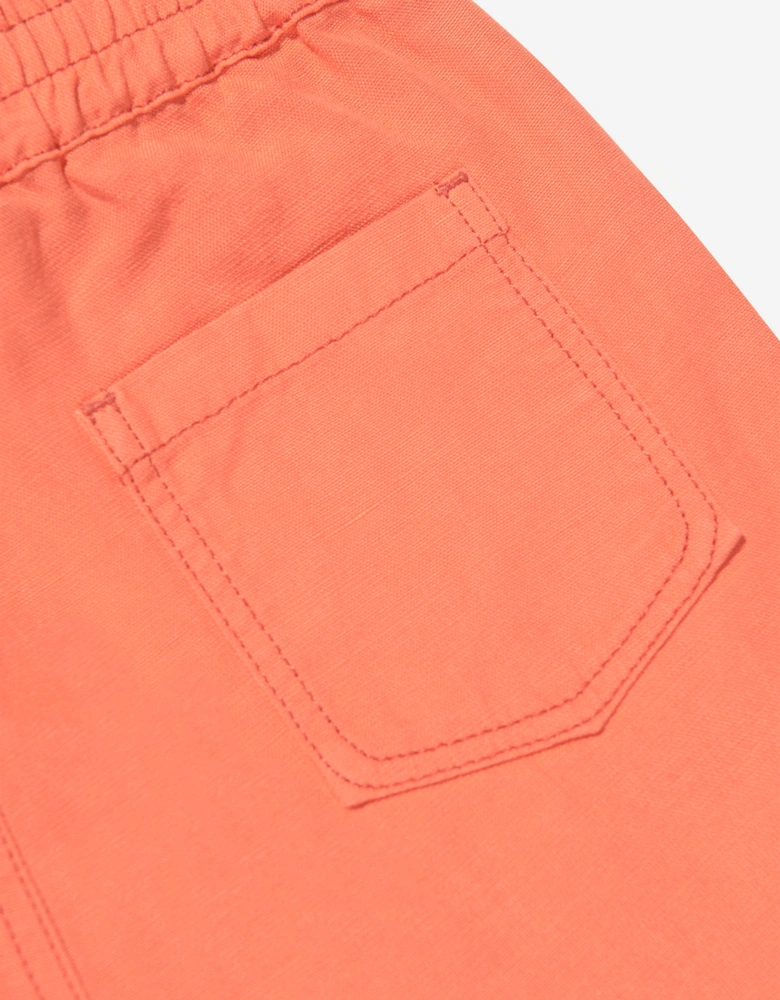 Boys Logo Bermuda Shorts in Red