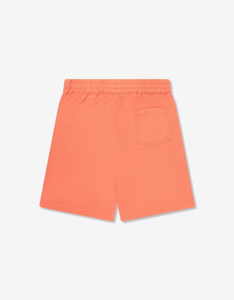 Boys Logo Bermuda Shorts in Red