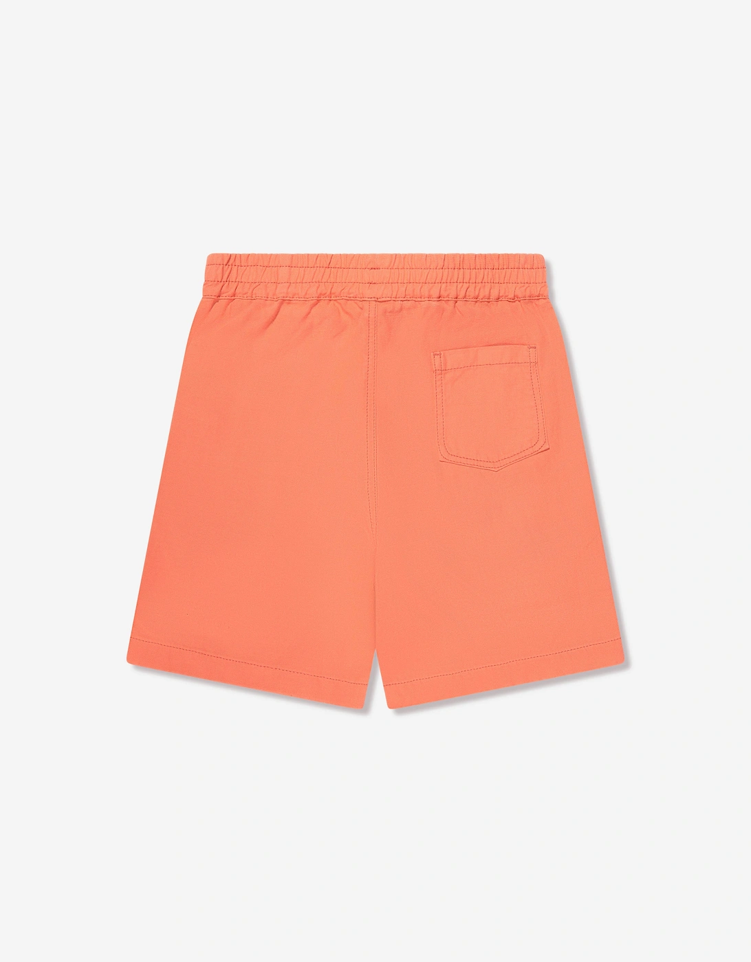 Boys Logo Bermuda Shorts in Red