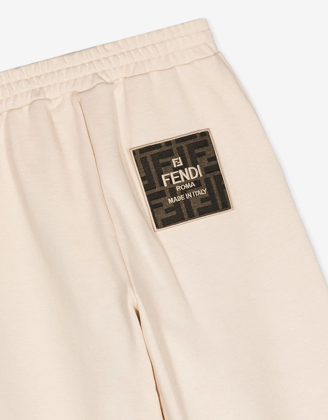 Kids Logo Joggers in Beige