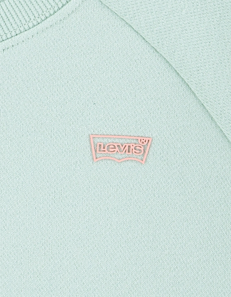 Girls Batwing Sweatshirt in Green