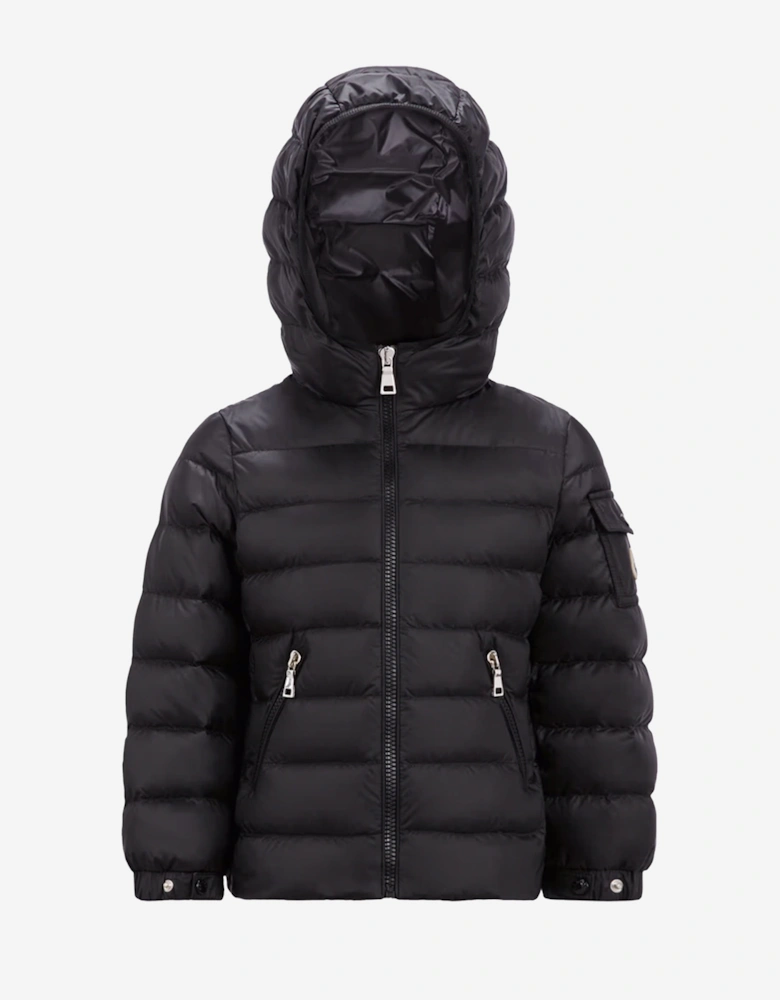Girls Down Padded Gles Jacket in Black