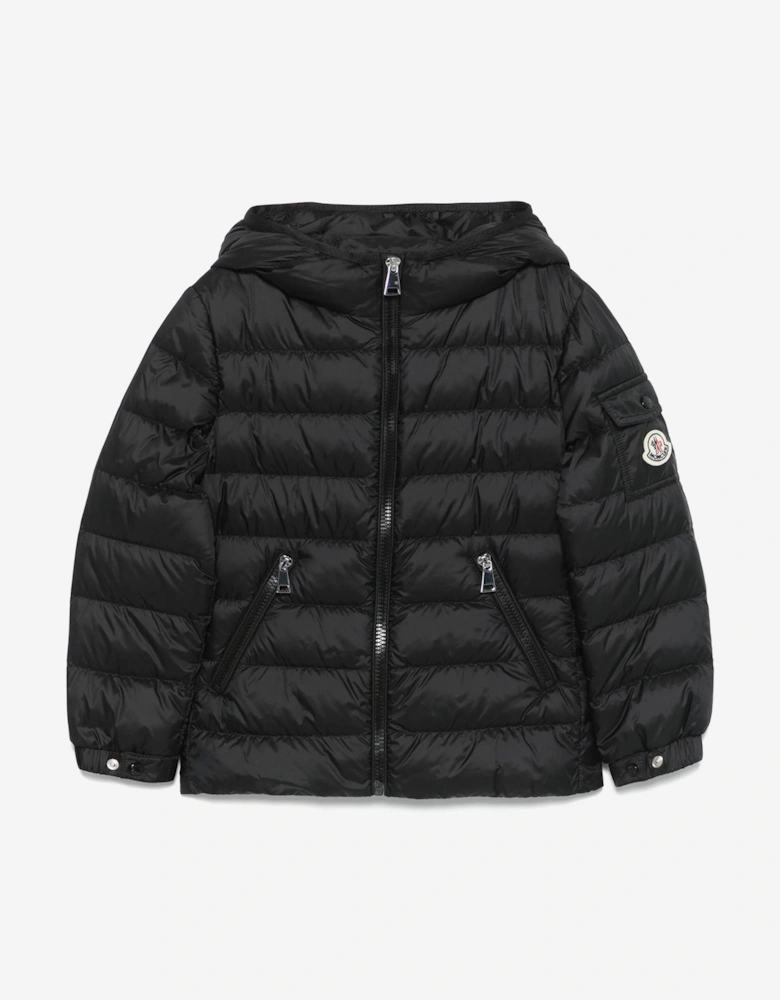 Girls Down Padded Gles Jacket in Black