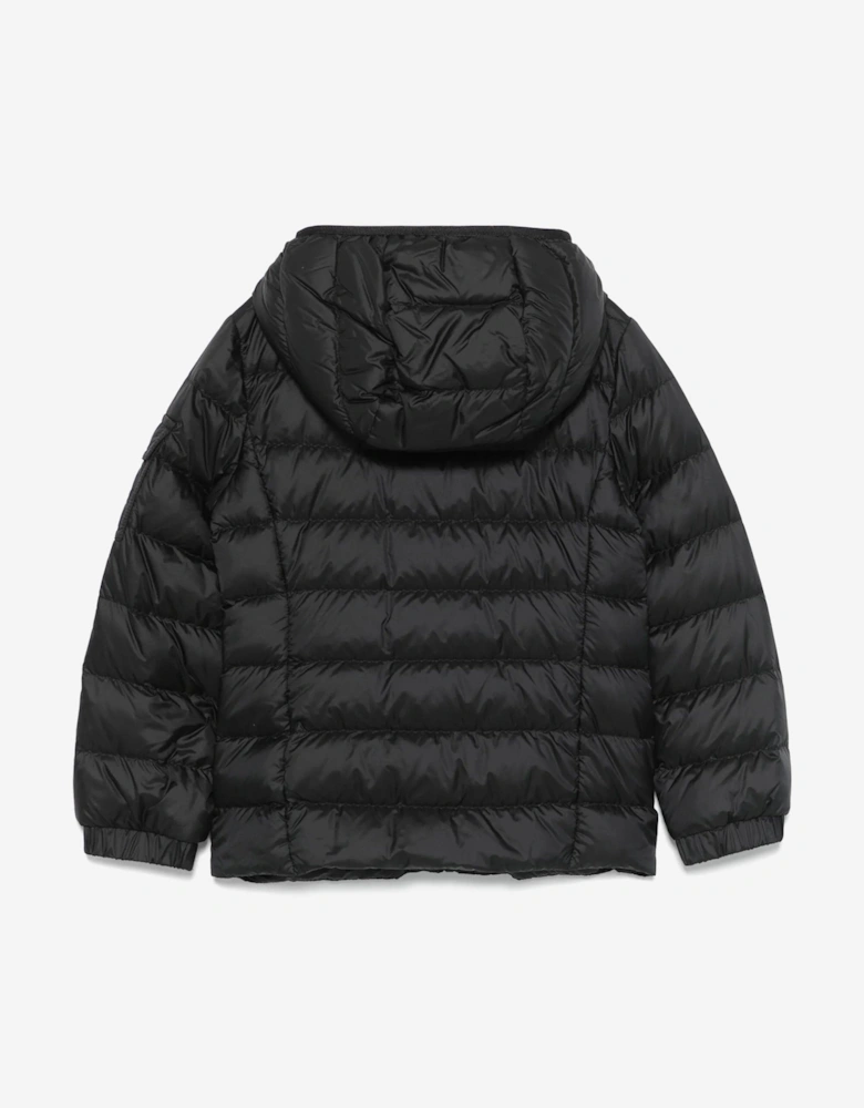 Girls Down Padded Gles Jacket in Black