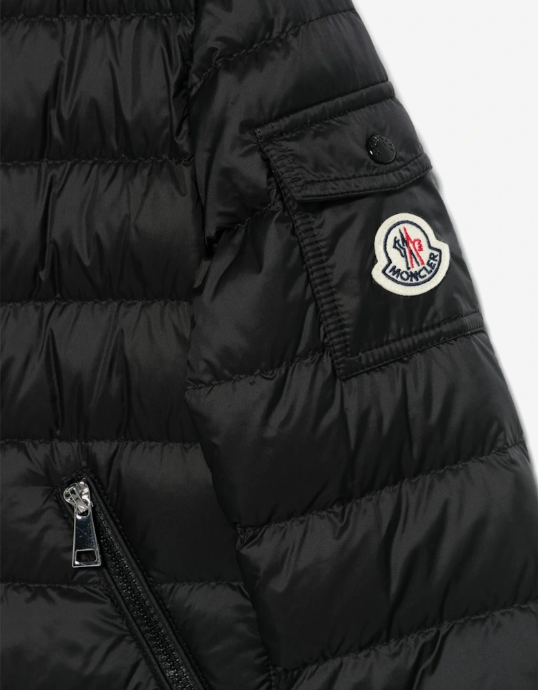 Girls Down Padded Gles Jacket in Black