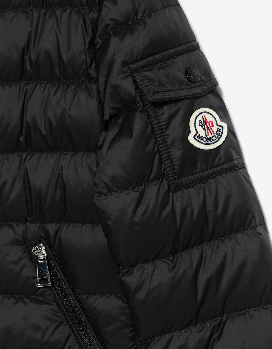 Girls Down Padded Gles Jacket in Black
