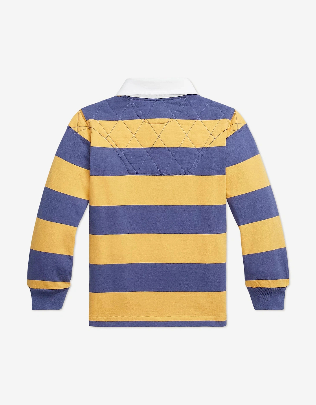 Boys Striped Jersey Rugby Shirt in Yellow
