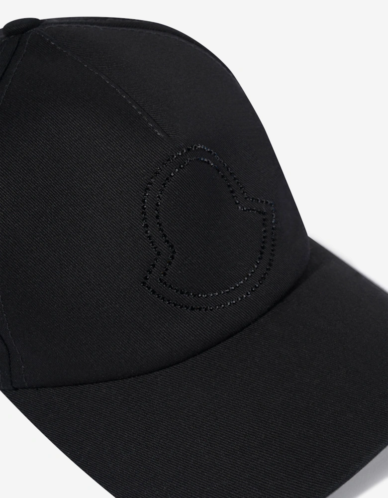 Enfant Girls Baseball Cap in Black