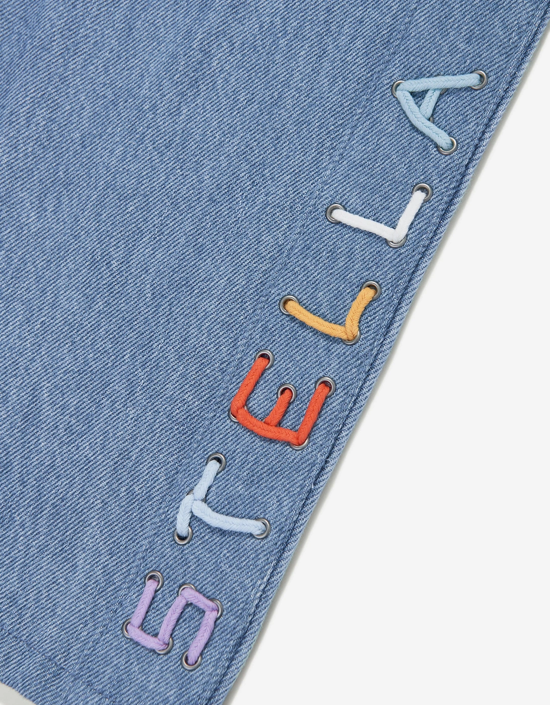 Girls Wide Leg Jeans in Blue