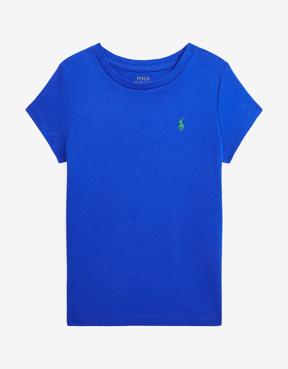 Girls Logo T-Shirt in Blue, 10 of 9