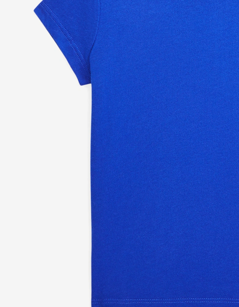 Girls Logo T-Shirt in Blue