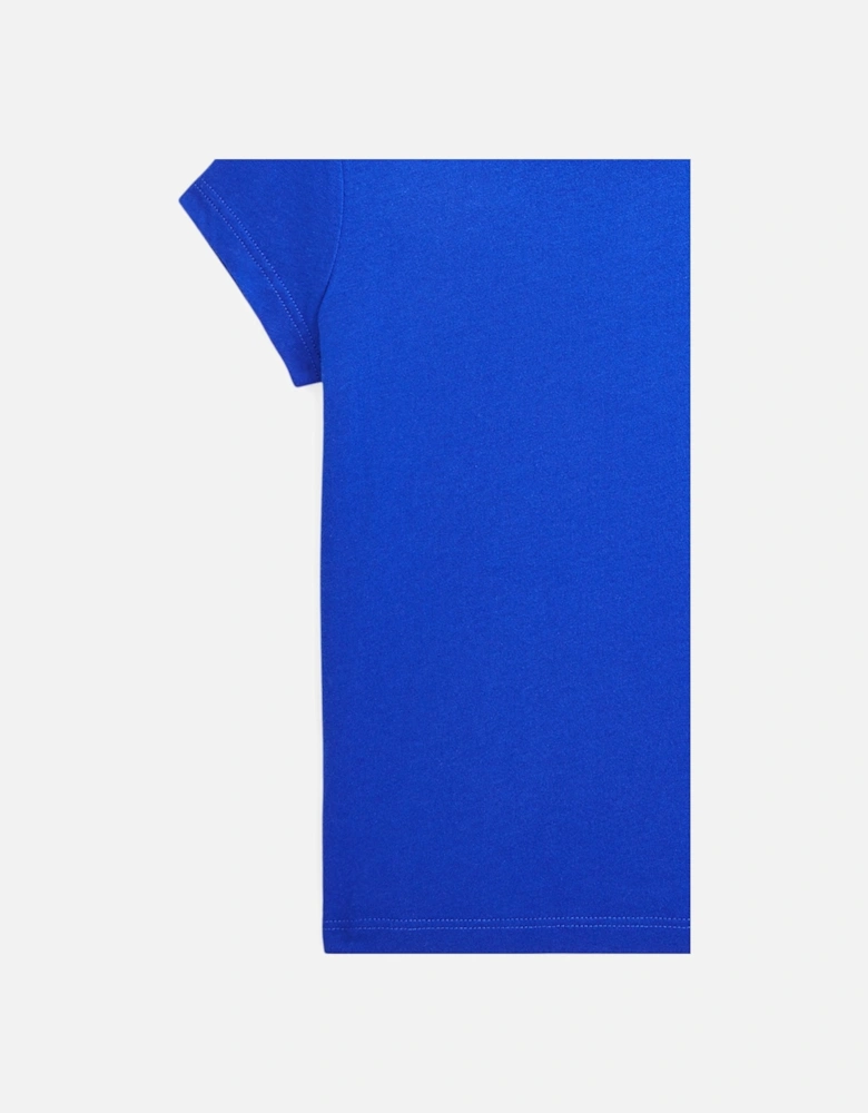 Girls Logo T-Shirt in Blue