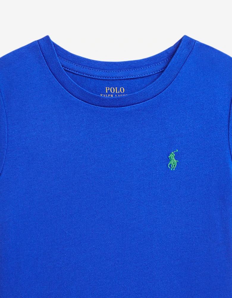 Girls Logo T-Shirt in Blue
