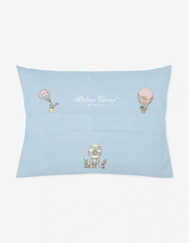 Baby Satin Paris Pillow Cover Paris in Blue (40cm)