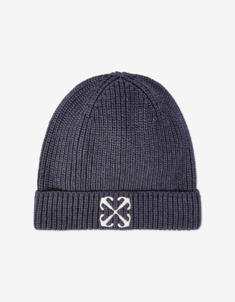 Kids Bookish Beanie Hat in Navy