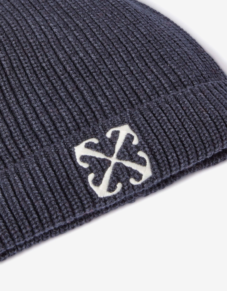 Kids Bookish Beanie Hat in Navy