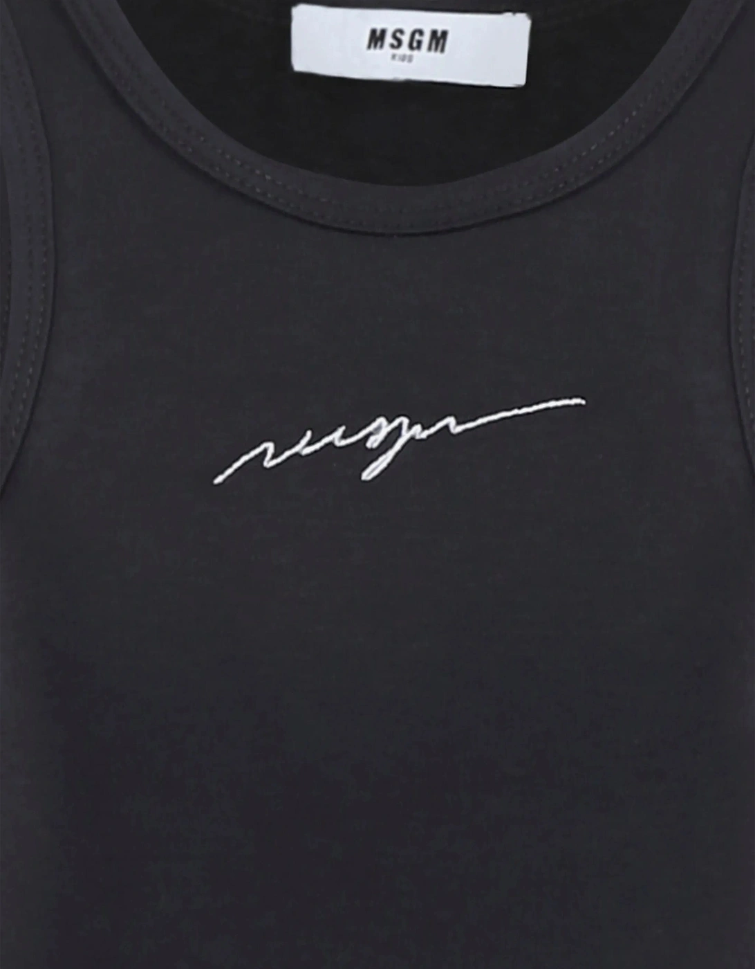 Girls Interlock Light Dress in Black