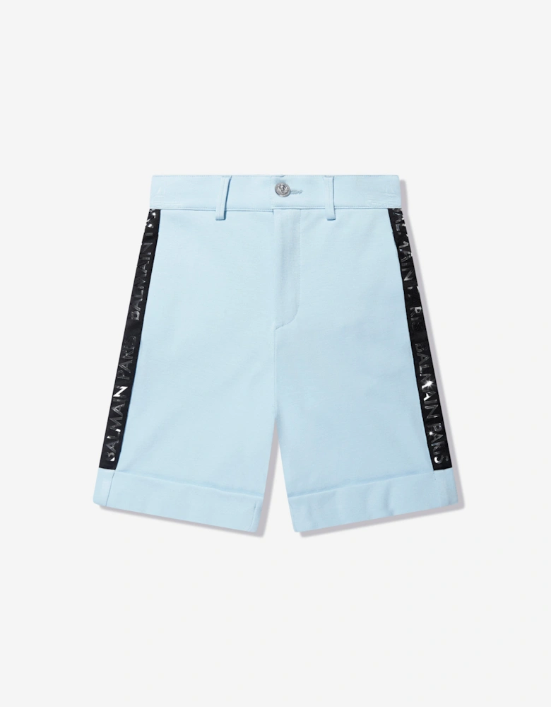 Boys Suit Shorts in Blue