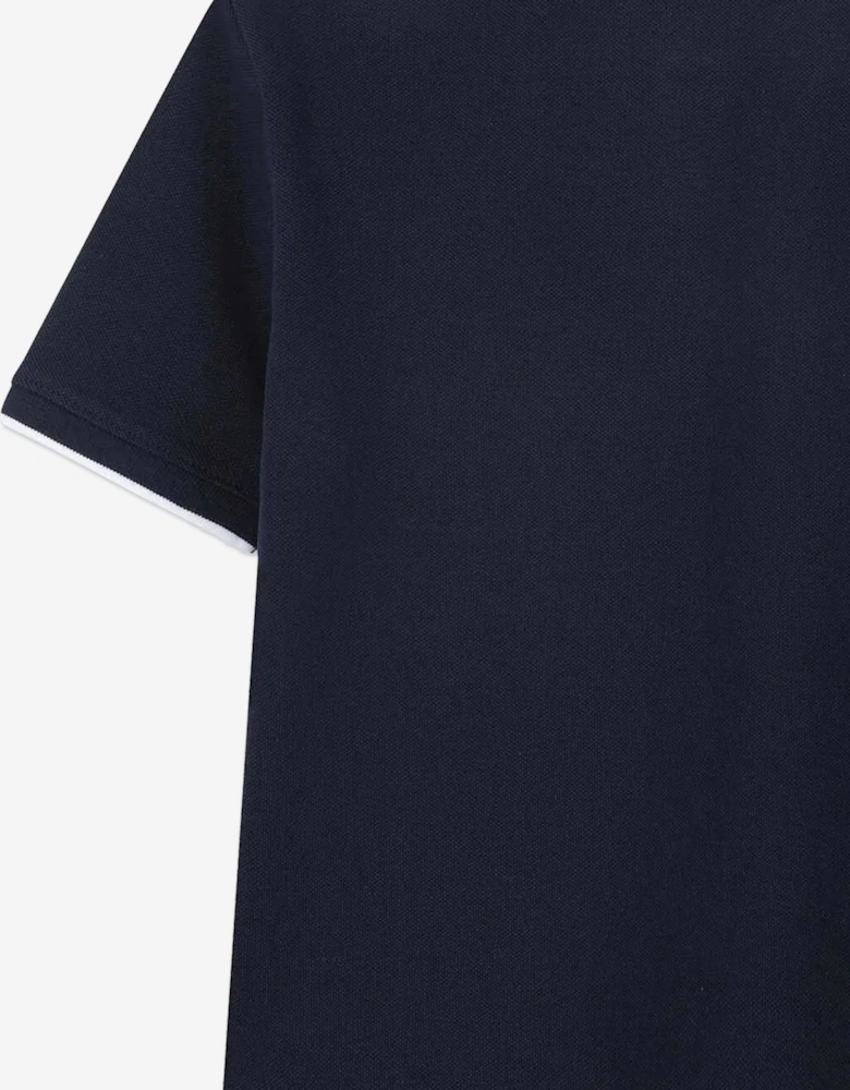 BOSS Boys Double B Polo Shirt in Navy
