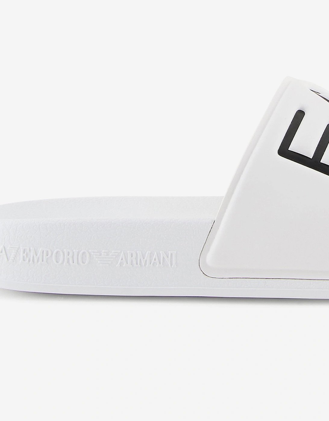 Boys Logo Sliders in White