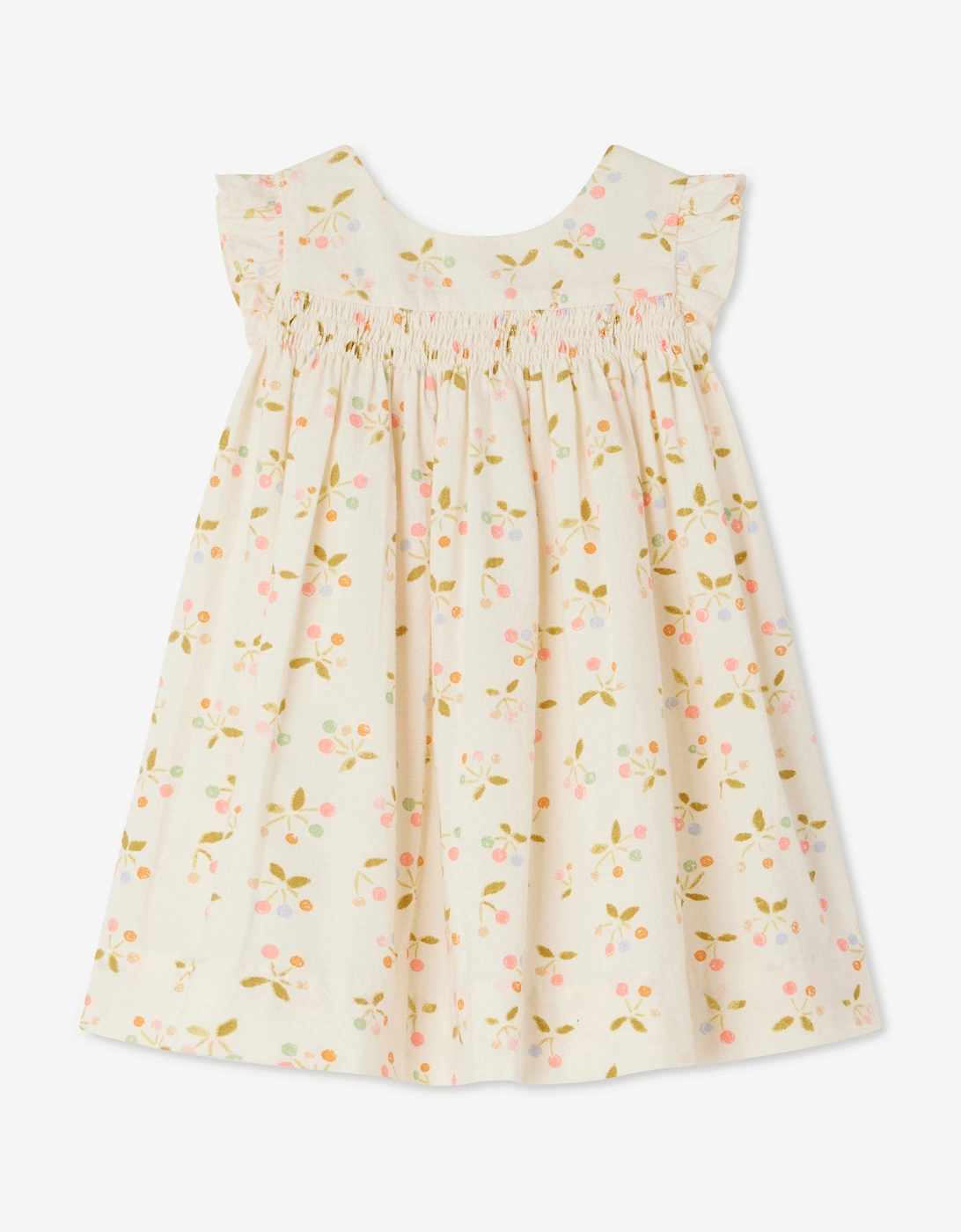 Baby Girls Clothibis Dress in Ivory, 5 of 4