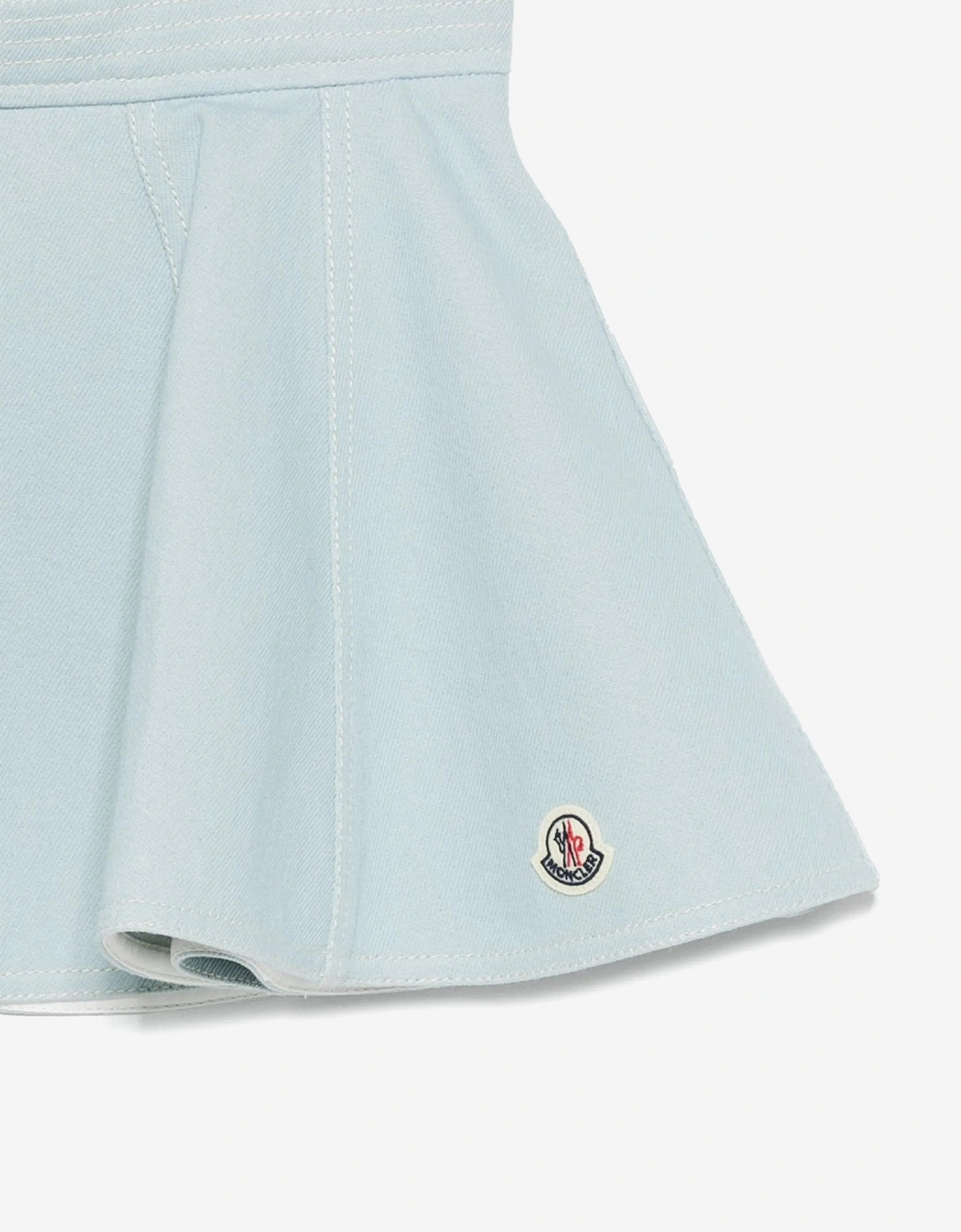 Girls Logo Zip Skirt in Blue