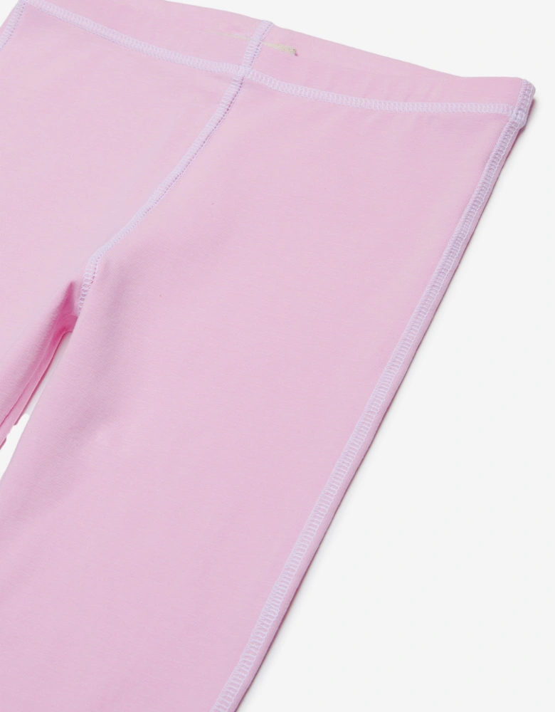 Girls Cotton Trousers in Pink