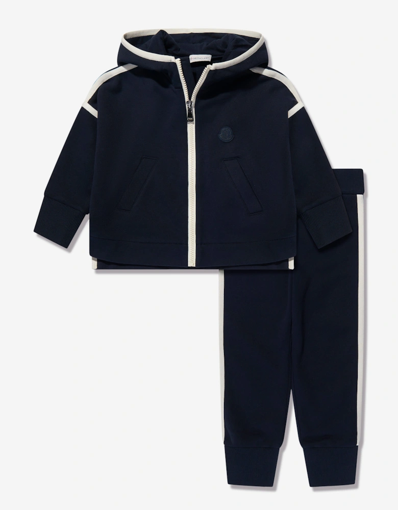 Enfant Boys Branded Tracksuit in Navy