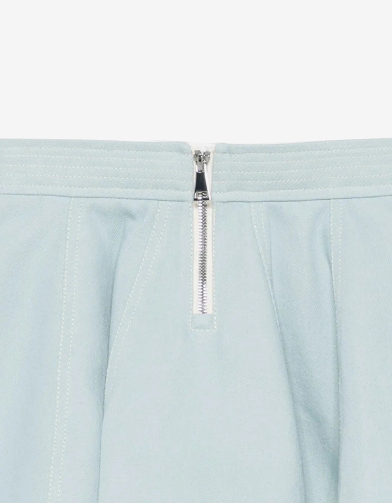 Girls Logo Zip Skirt in Blue