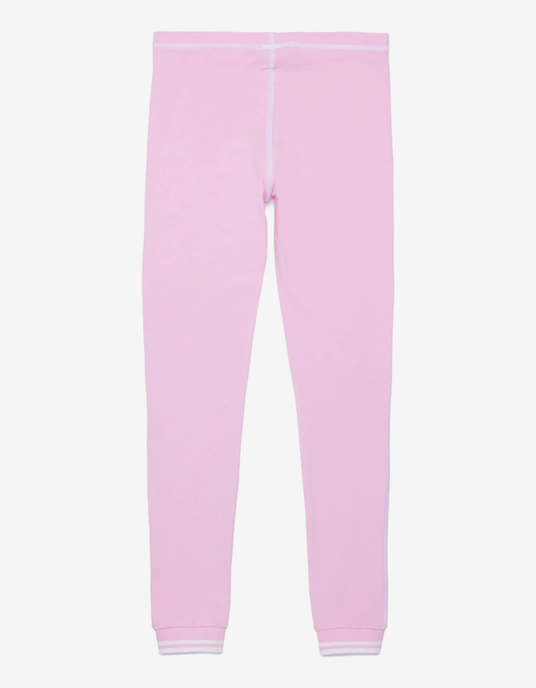 Girls Cotton Trousers in Pink